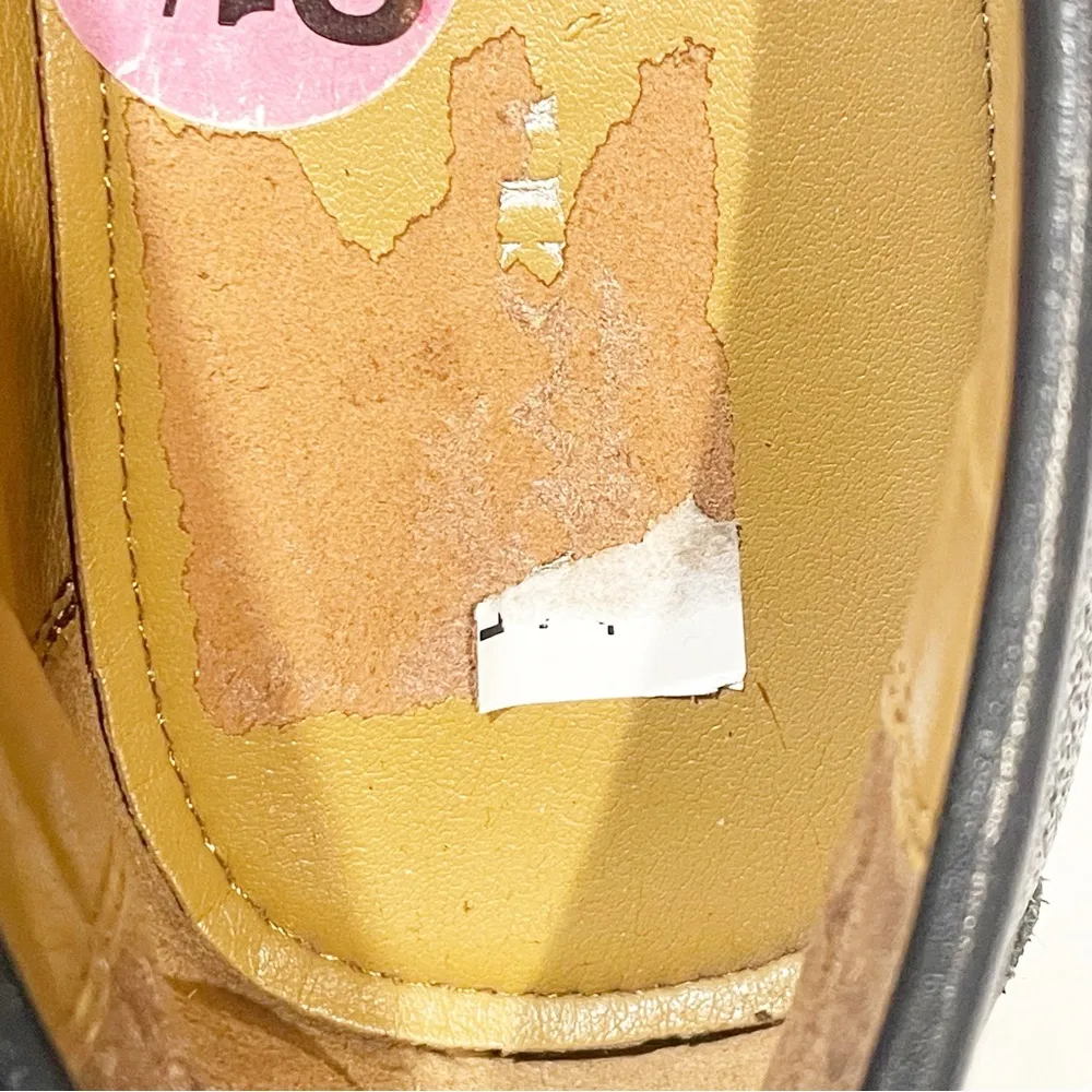 Coach Size 8.5 Signature Olive Black & Grey Jacquard Loafers - Image 6