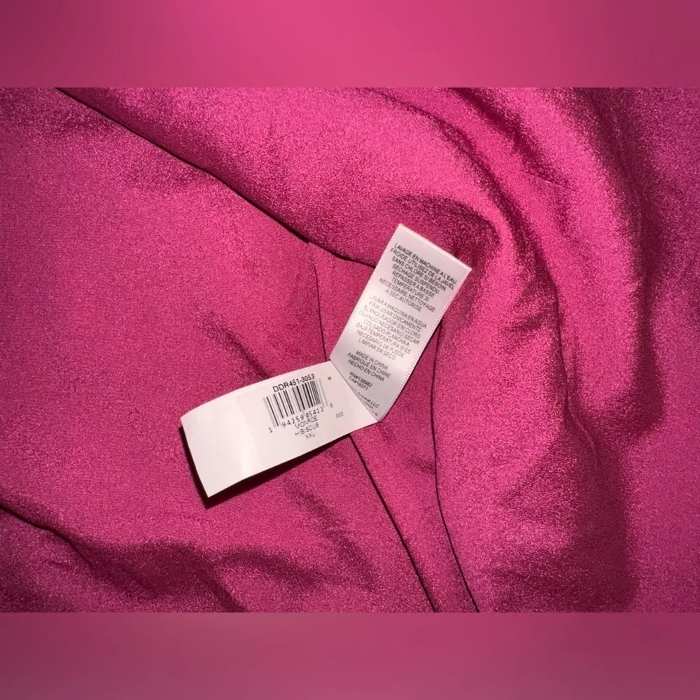 NWOT Dress The Population Monroe sleeveless thigh slit gown Hibiscus sz XXL - Image 4