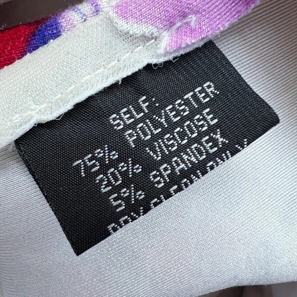 Rickie Freeman Teri Jon Floral Midi Dress Sleeveless Multicolor Size 14 White - Image 10