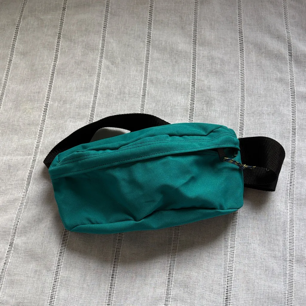 Big Bag Co 90s Turquoise Fanny Pack Blue - Image 4