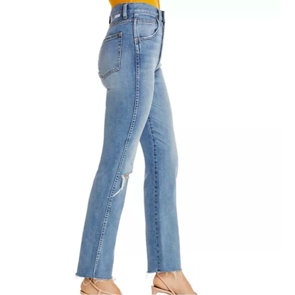Boyish Dempsey Ripped Straight Leg Jeans in Claire’s Knee Wash Size 26 - Image 3