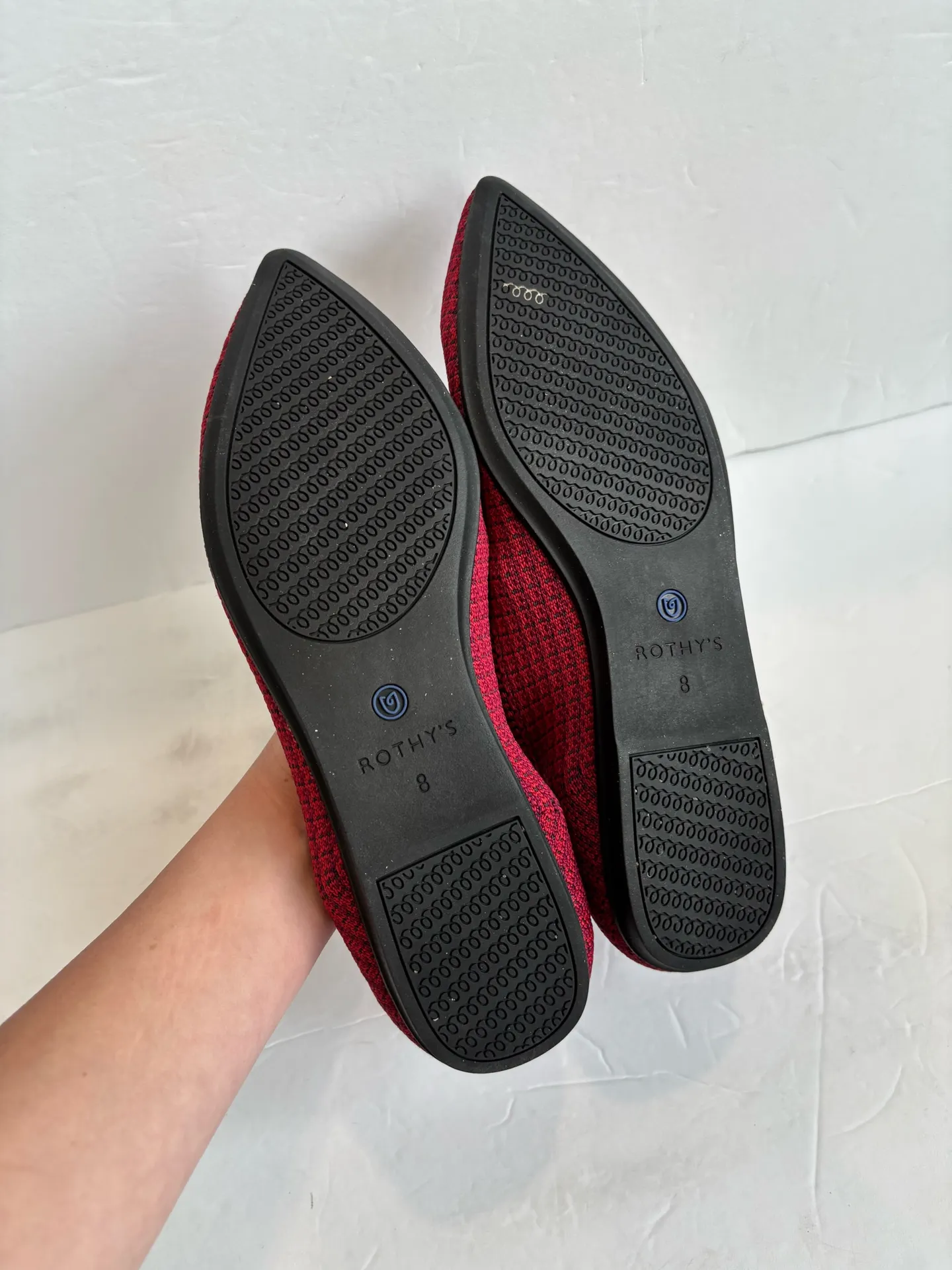 Rothy’s The Point Ballet Flats in Rare Limited Edition Scarlett Tweed  - Image 8