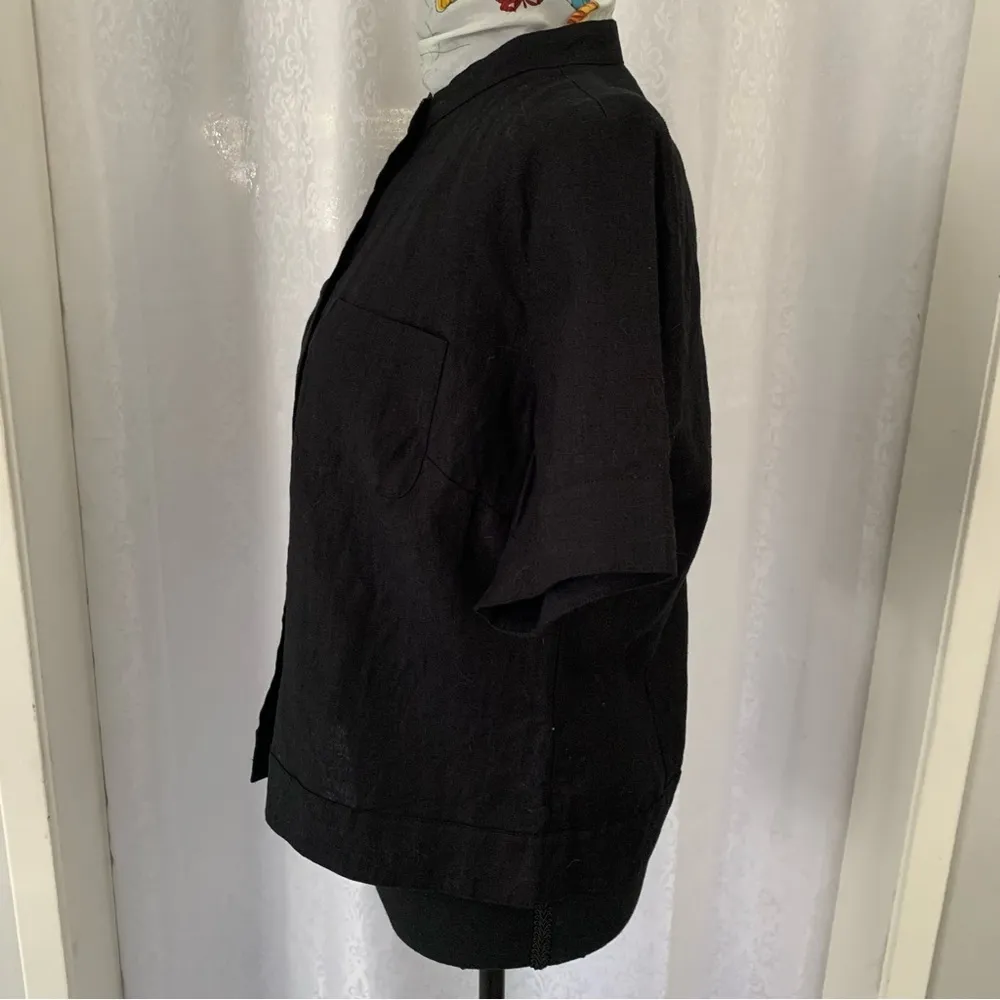 KENAR LINEN BLOUSE Sz:L - Image 3