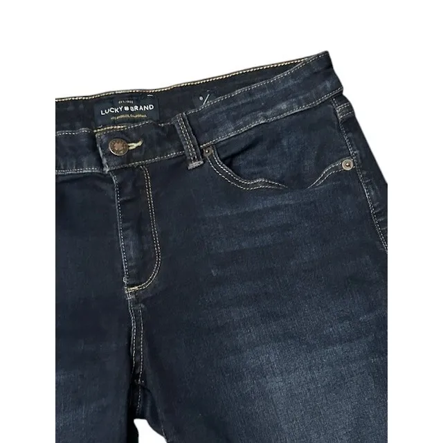 Lucky‎ Brand Size 8/29 Women's Bermuda Shorts Dark Wash Denim Americana Classic - Image 11