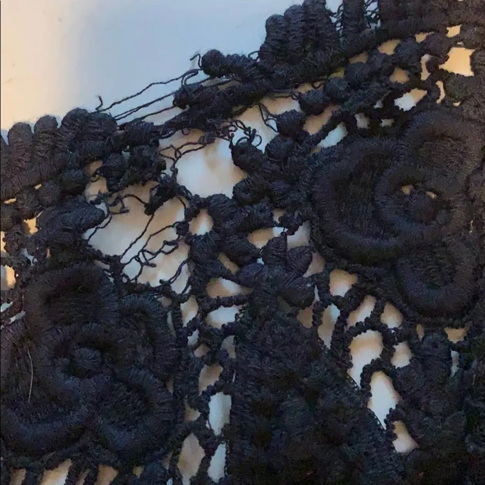 Ruby Yaya black lace boho sleeveless dress medium - Image 5