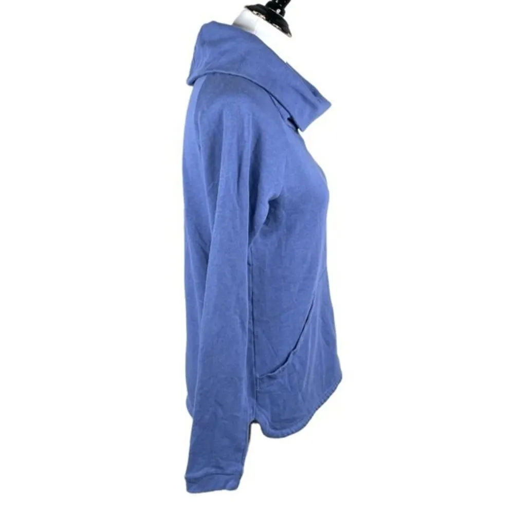 Columbia Turtleneck Sweatshirt Purple Blue Size Medium - Image 4