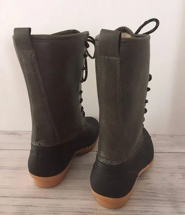 Gray Duck Boots, Size 7 - Image 6