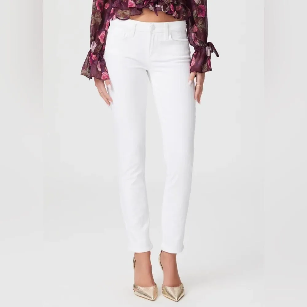 PAIGE Skyline Ankle Peg in Crisp White - Image 2