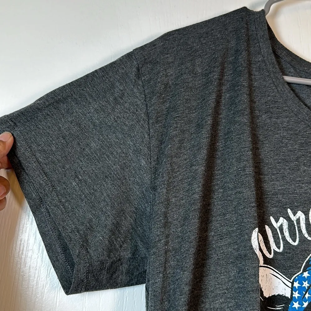 Plus Size ARIAT Current Mood Gray Graphic Cow Sunglass Shirt XXL EUC #1056-AZ - Image 3