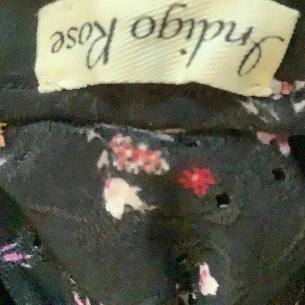 Indigo Rose Boho Black Floral Dress With Flowy Sleeves New Without Tags Size 3X - Image 6