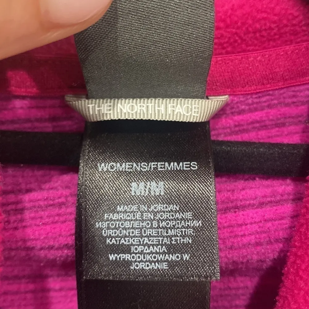 North Face Quarter Zip Pink M Size M - Image 3