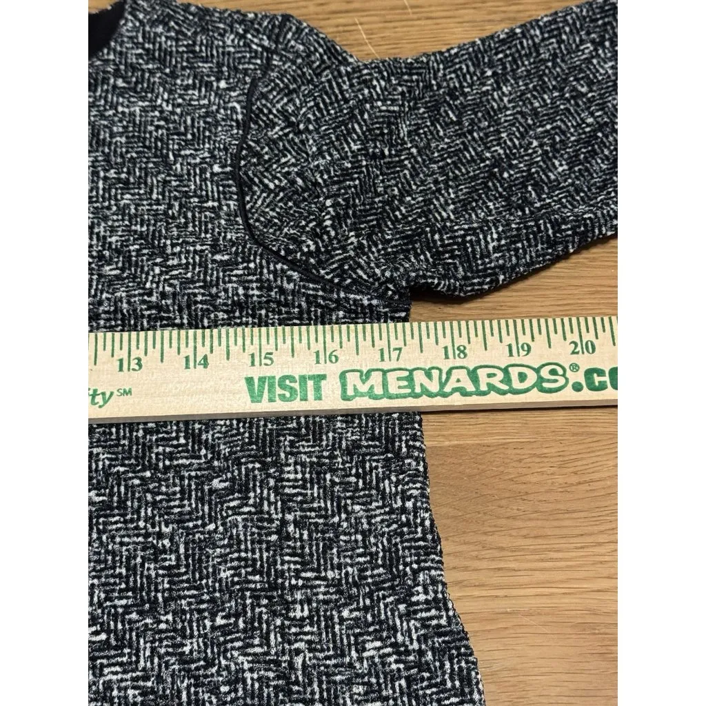 Eva Varro Tunic‎ Shark Bite Hem Size Small USA Made Modern Designer Career City - Image 5