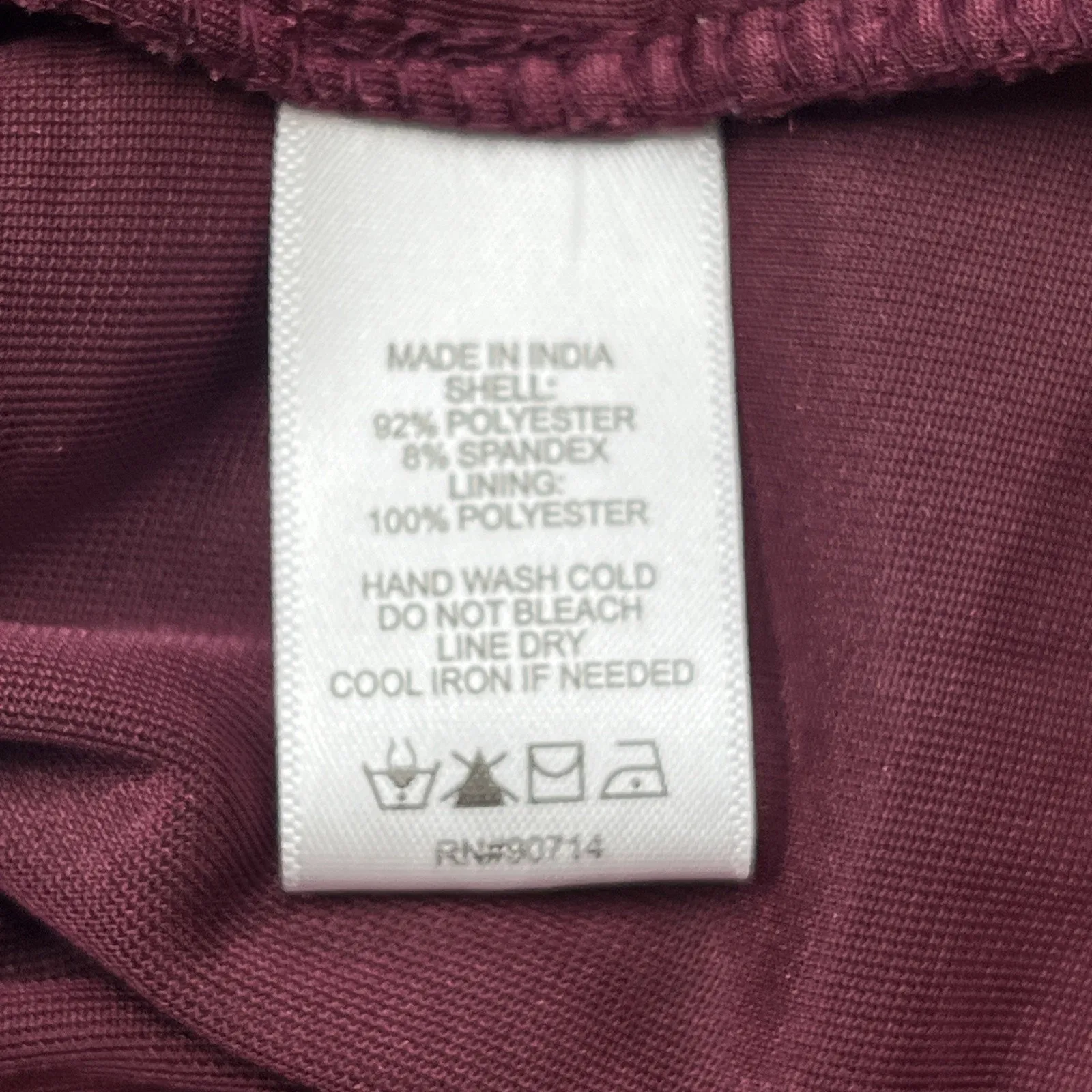 1 State Velvet Teired Dress Whimysgoth Fairygrunge Burgundy Red Medium Holiday - Image 4