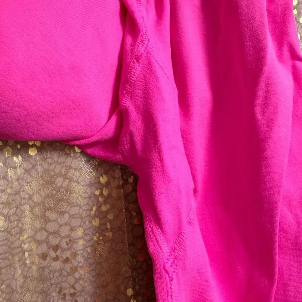 Free People Movement Good Karma High-Rise 7/8 Length Leggings Hot Pink M/L - Image 5