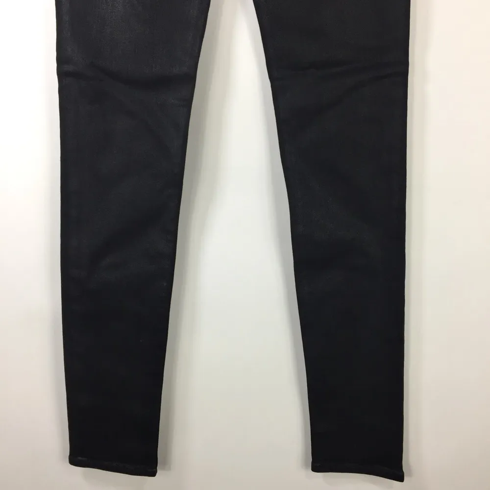 Hudson Nico Mid Rise Super Skinny Wax Coated Jeans 25 - Image 14