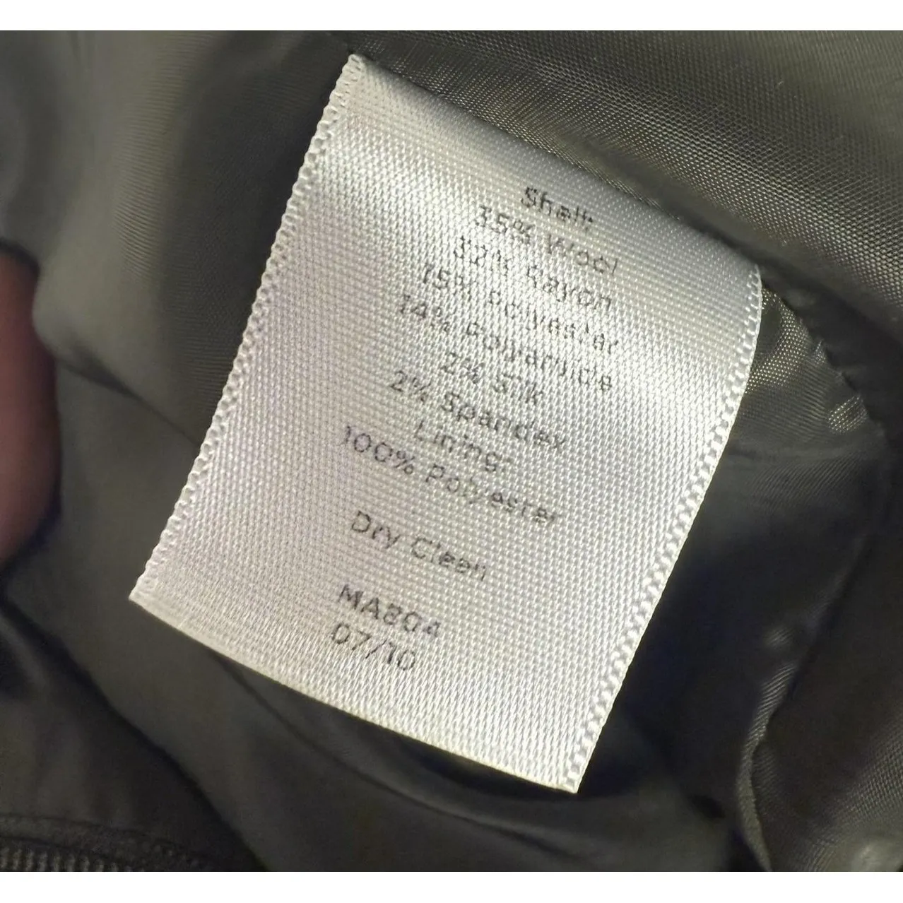 Talbots Skirt Womens 2P Brown Tweed Wool Ruffle Tiered Career Feminine Academia - Image 4