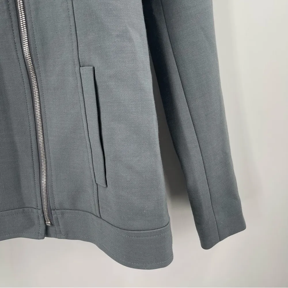 CLASSIQUES ENTIER Blazer Jacket Extra Small Wool Blend Gray Office Business Work - Image 9