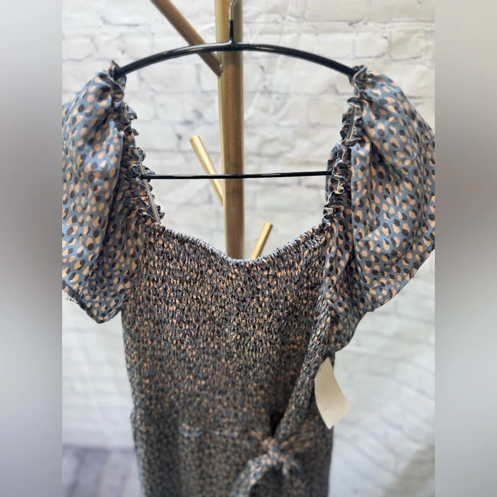 Melrose and Market | Floral Flutter Sleeve Smocked Fit and Flare Dress XL NWT - Image 13