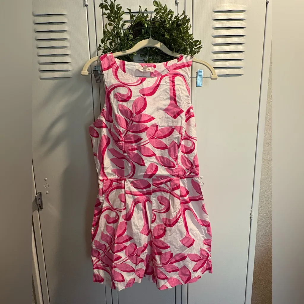 Anthropologie Porridge pink rosy floral cotton cut - Image 3