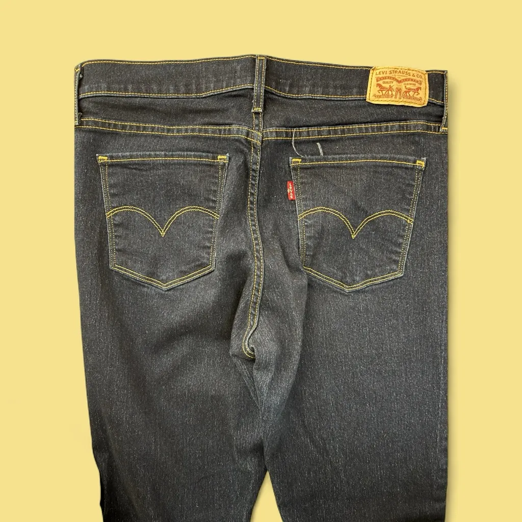 Signature by Levi Strauss Women's Straight Leg Jeans - Navy - Image 3