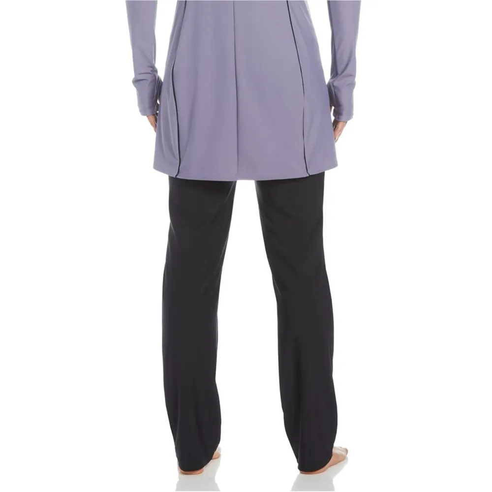 Nike Swim Victory Luxe Leggings Black Women Size L - Image 5