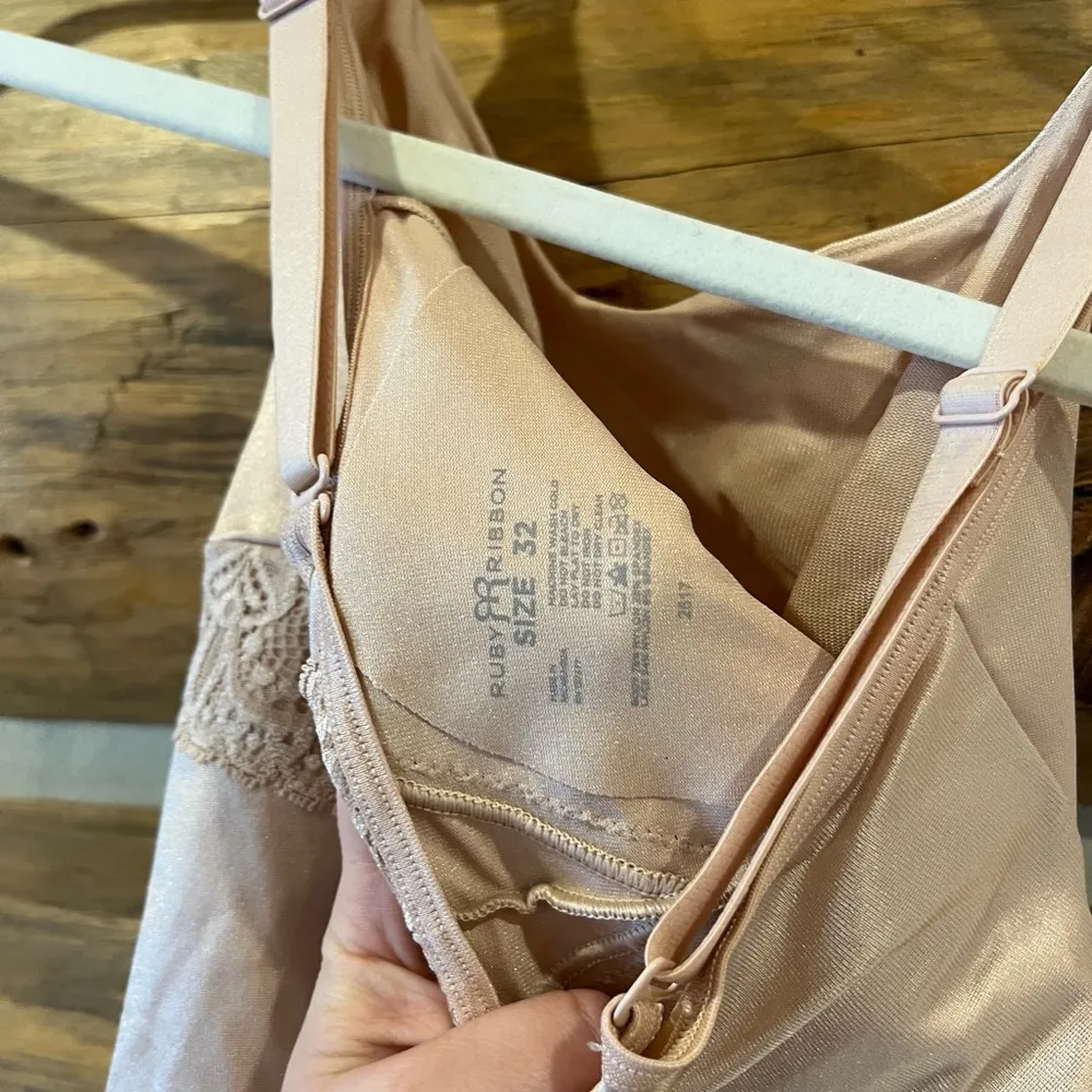 Ruby Ribbon Nude Cami - Image 6