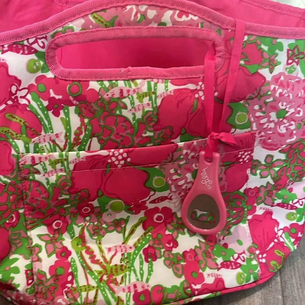Lilly Pulitzer Beach Bag and Insulated Beverage Bucket Cooler Bag set - Image 6