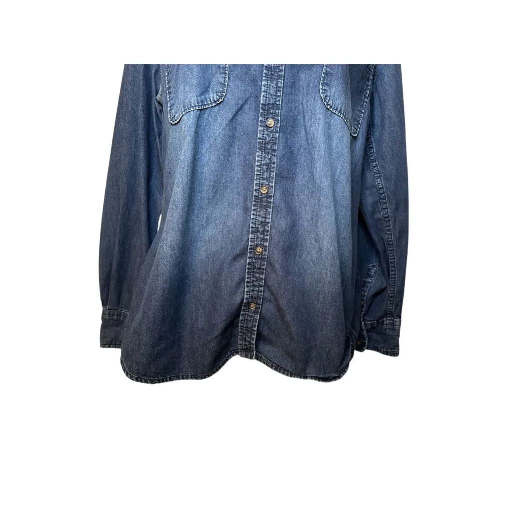 Merona Large Chambray Button down Shirt - Image 5