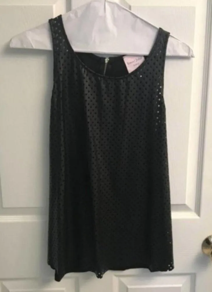 Romeo & Juliet Couture Black sleeveless top S - Image 2