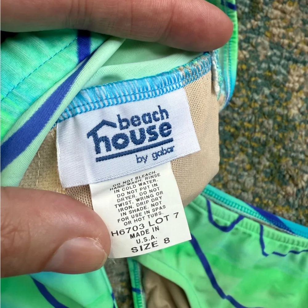 Vintage 90s Beach House by Gabor electric wave scoop two - Image 12