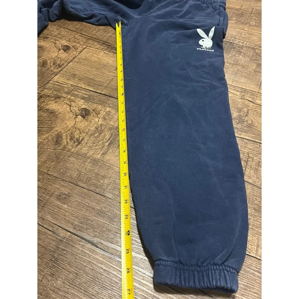 Playboy vintage fade navy cotton sweatpants - Image 2