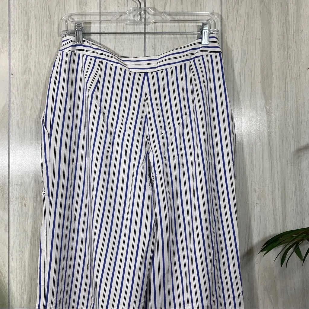 Carlisle New York Striped Silk Pant size 4 - Image 4