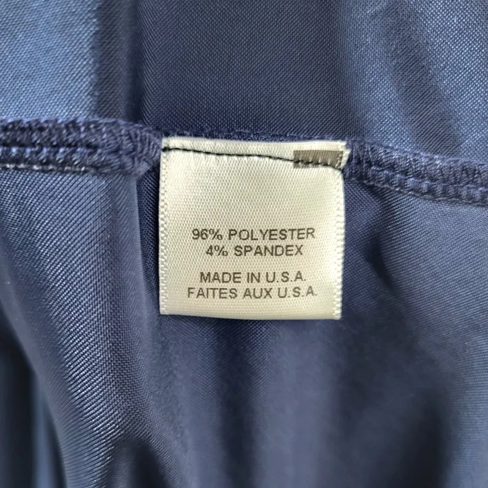 NWT MISA Los Angeles Leza Gathered Sleeveless Crossover Mini Dress in Navy - Image 7