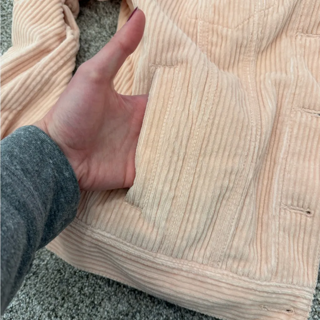 Pale Pink Loft Trucker Jacket - Image 6