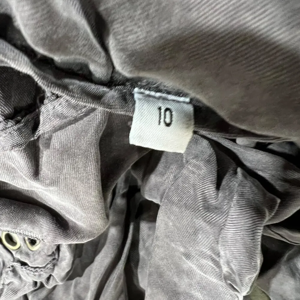 NEW PETE & GRETA by JOHNNY WAS IRON CARGO PANTS SZ 10 - Image 4