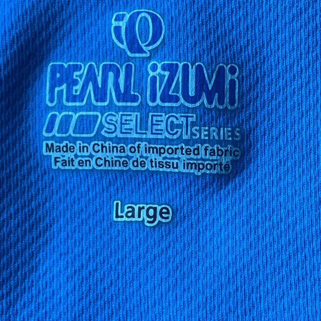 Pearl Izumi Blue Long Sleeve Blouse - Image 6