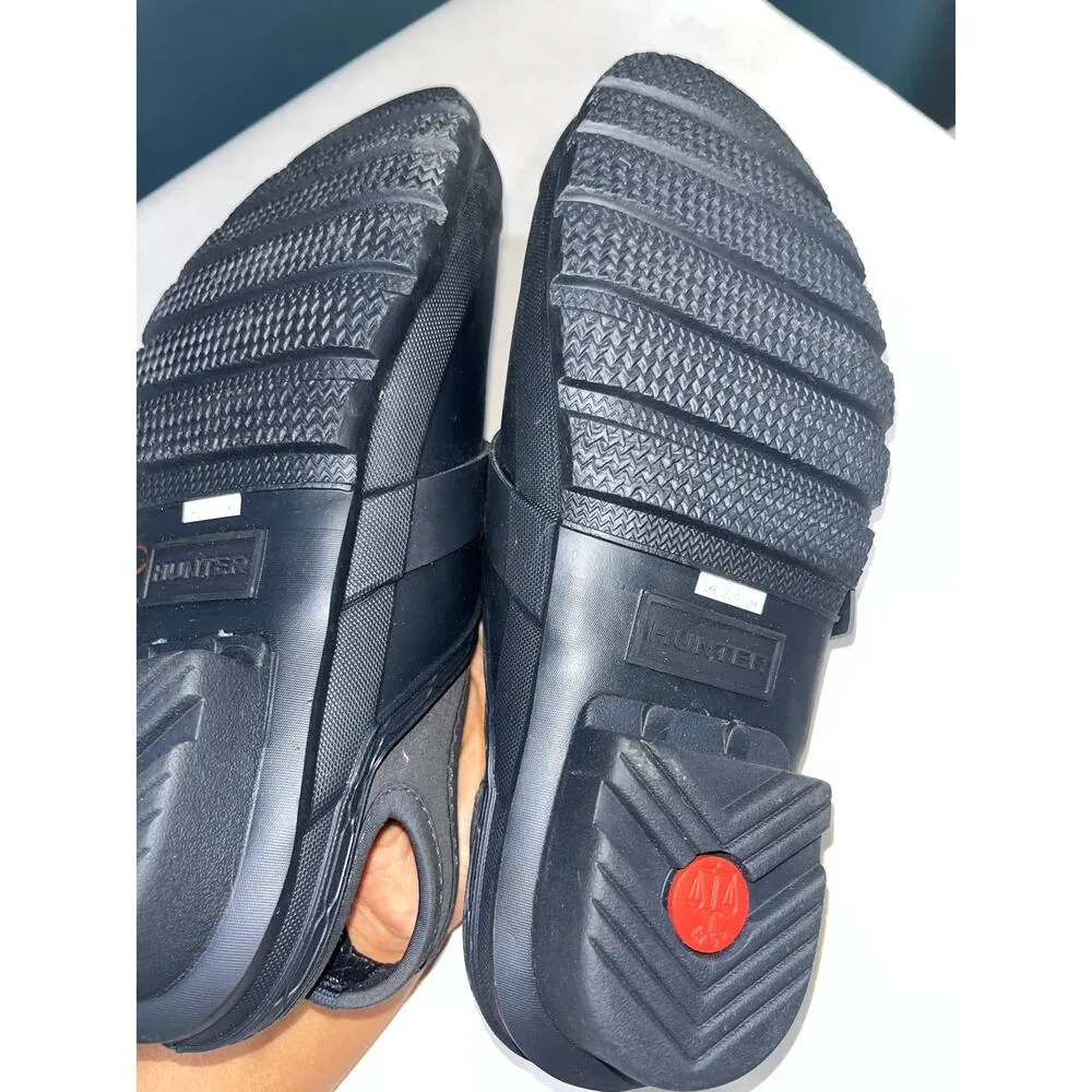 Hunter Original Slingback Clog Navy Blue Waterproof Rain Outdoor Shoes Sz 8 EU39 - Image 5