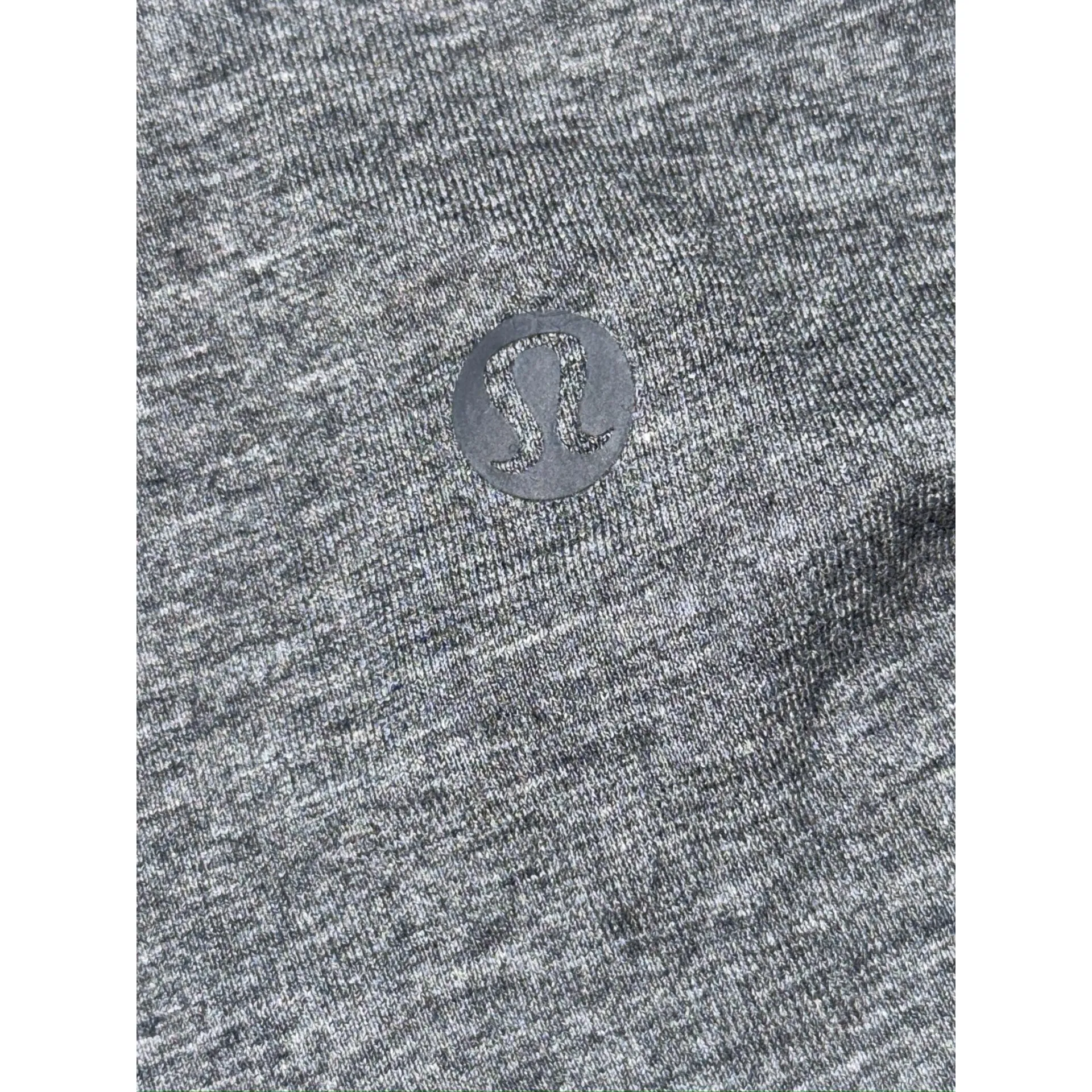 Lululemon Acadia Long Sleeve W3AMKS Heathered Pitch Grey Gray Pima Cotton Size M - Image 7