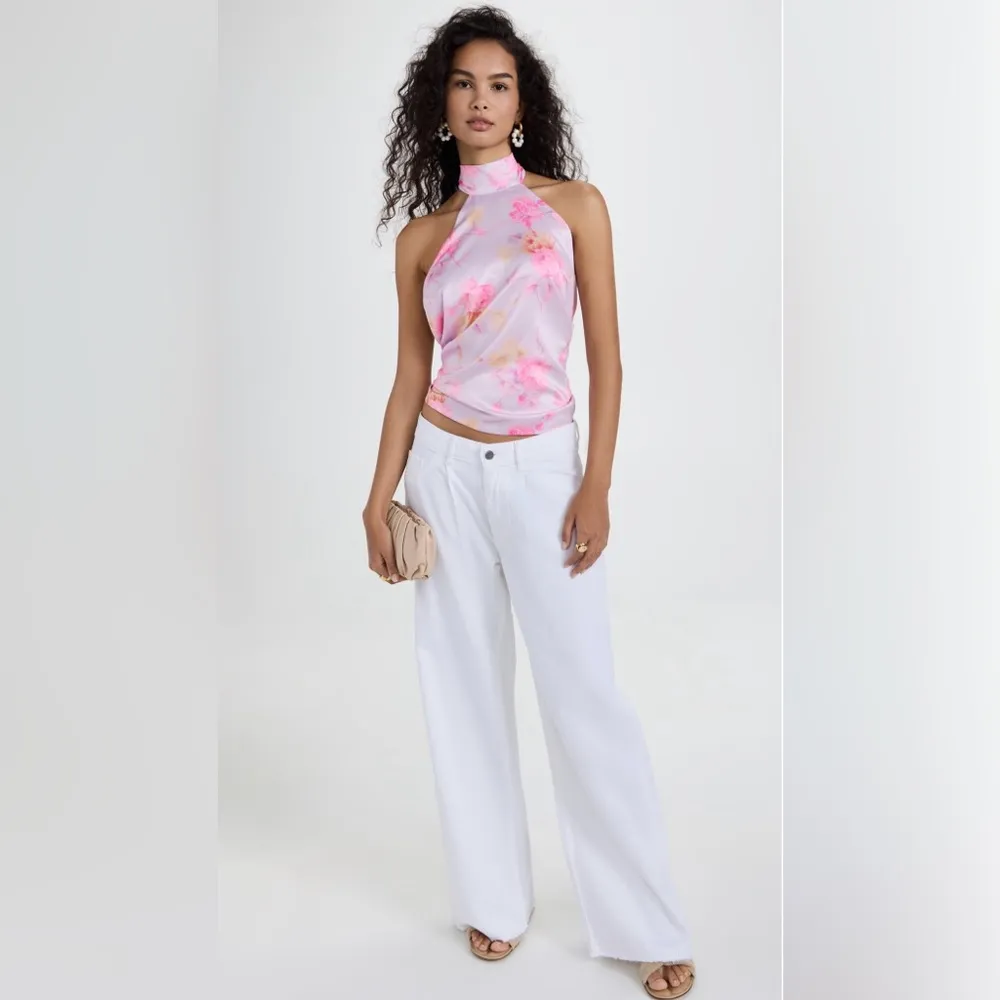 NWT LoveShackFancy Boca Handkerchief Top in Summer Morning in a size XS - Image 5