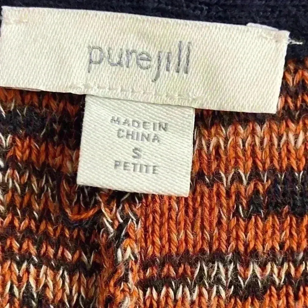 J Jill pure Jill sweater b neck pop over oversized boxy Small Petite Red Size undefined - Image 5