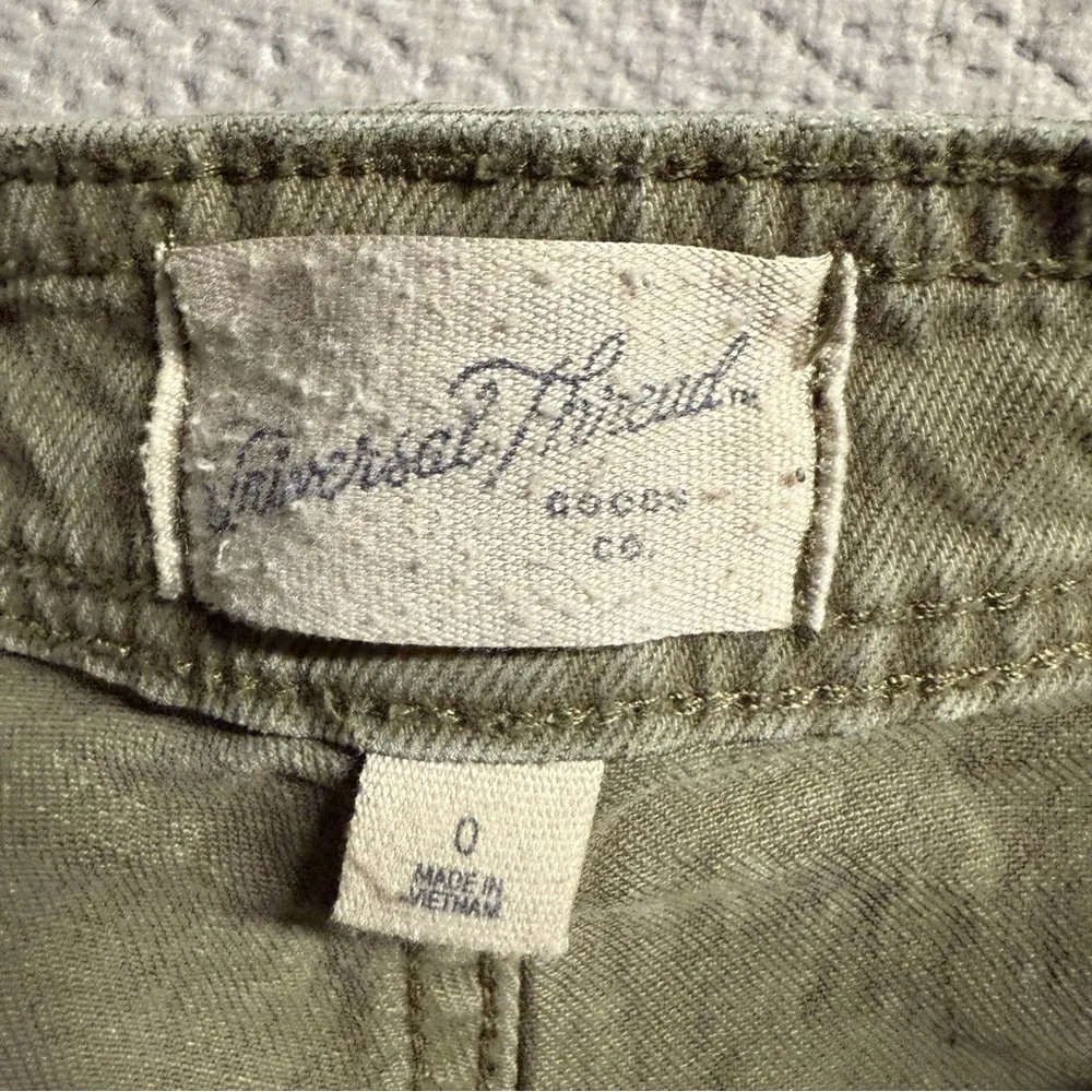 Universal Thread Olive Khaki Green Wide Leg ankle Pants size 0 EUC - Image 4