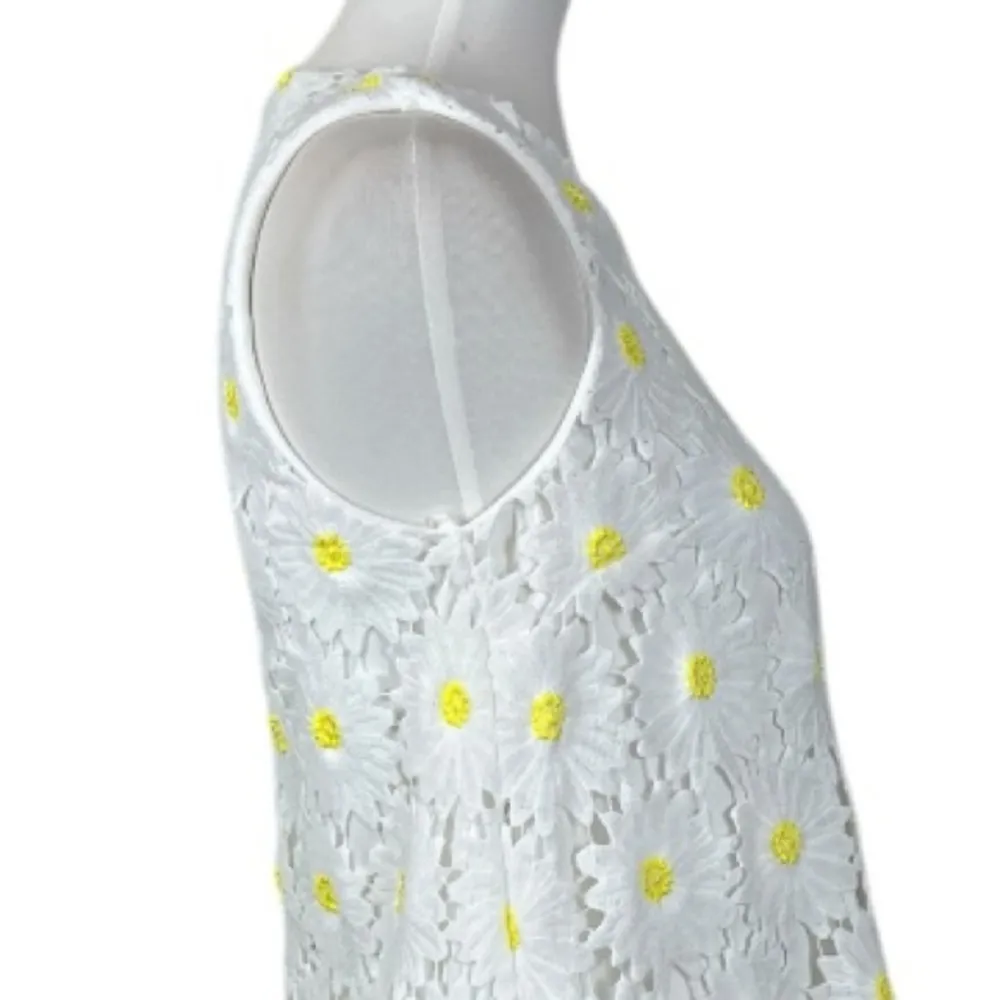 Altar’d State Dress Crochet Lace Embroidered A-line Daisy Floral Women’s Small - Image 7