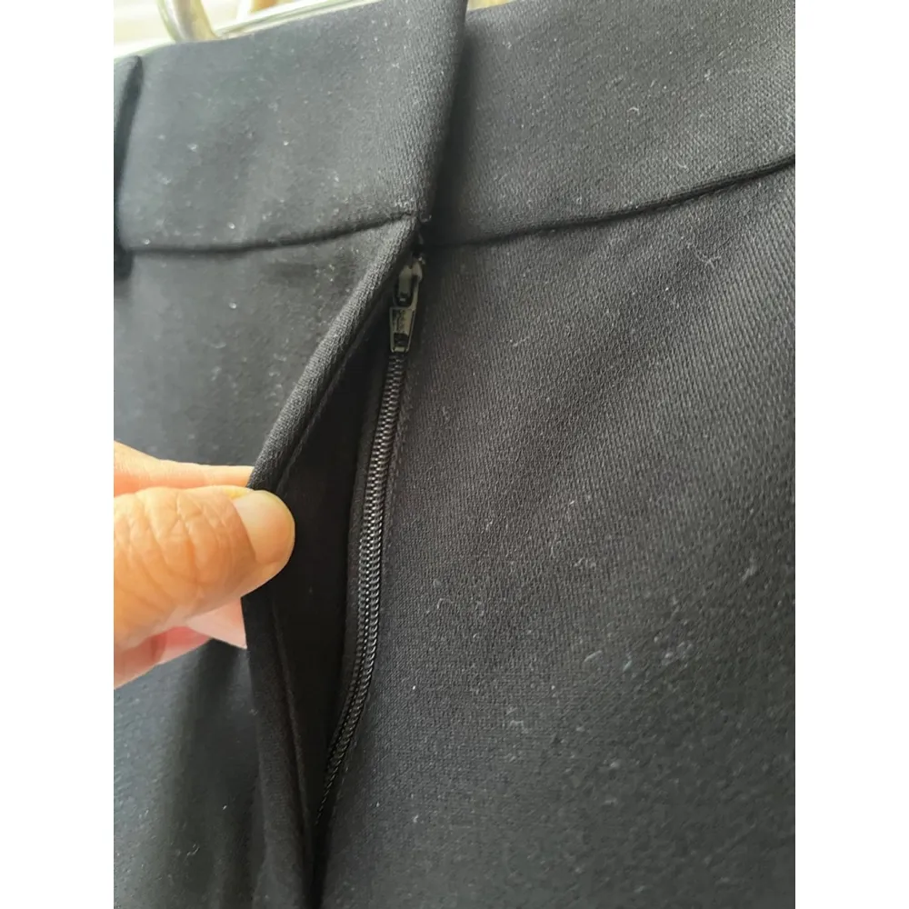 LOFT Slim Fit Black Career Office Pants Dress Pants trousers with stretch - Image 7