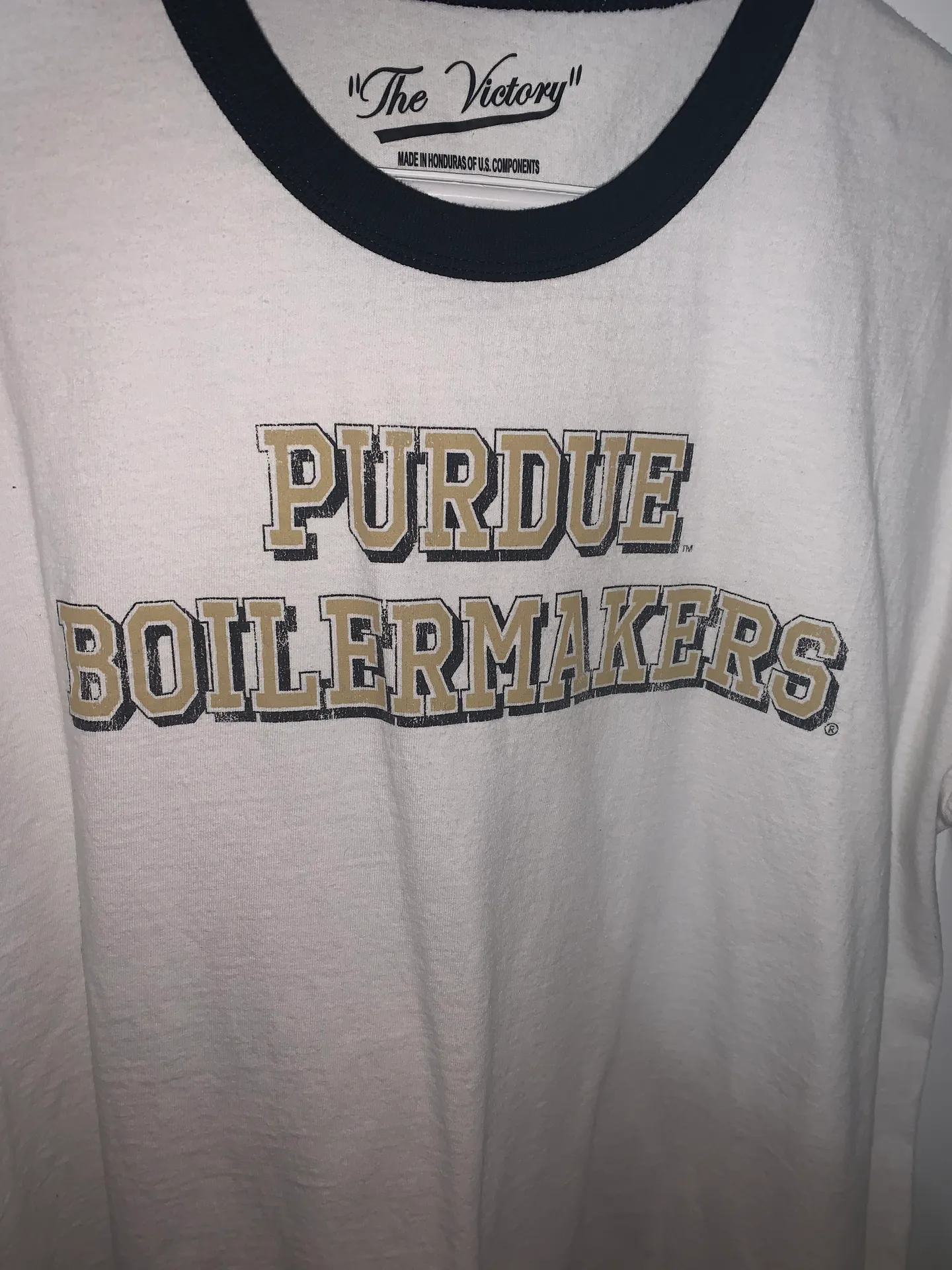 White Purdue T Shirt Size XL - Image 2