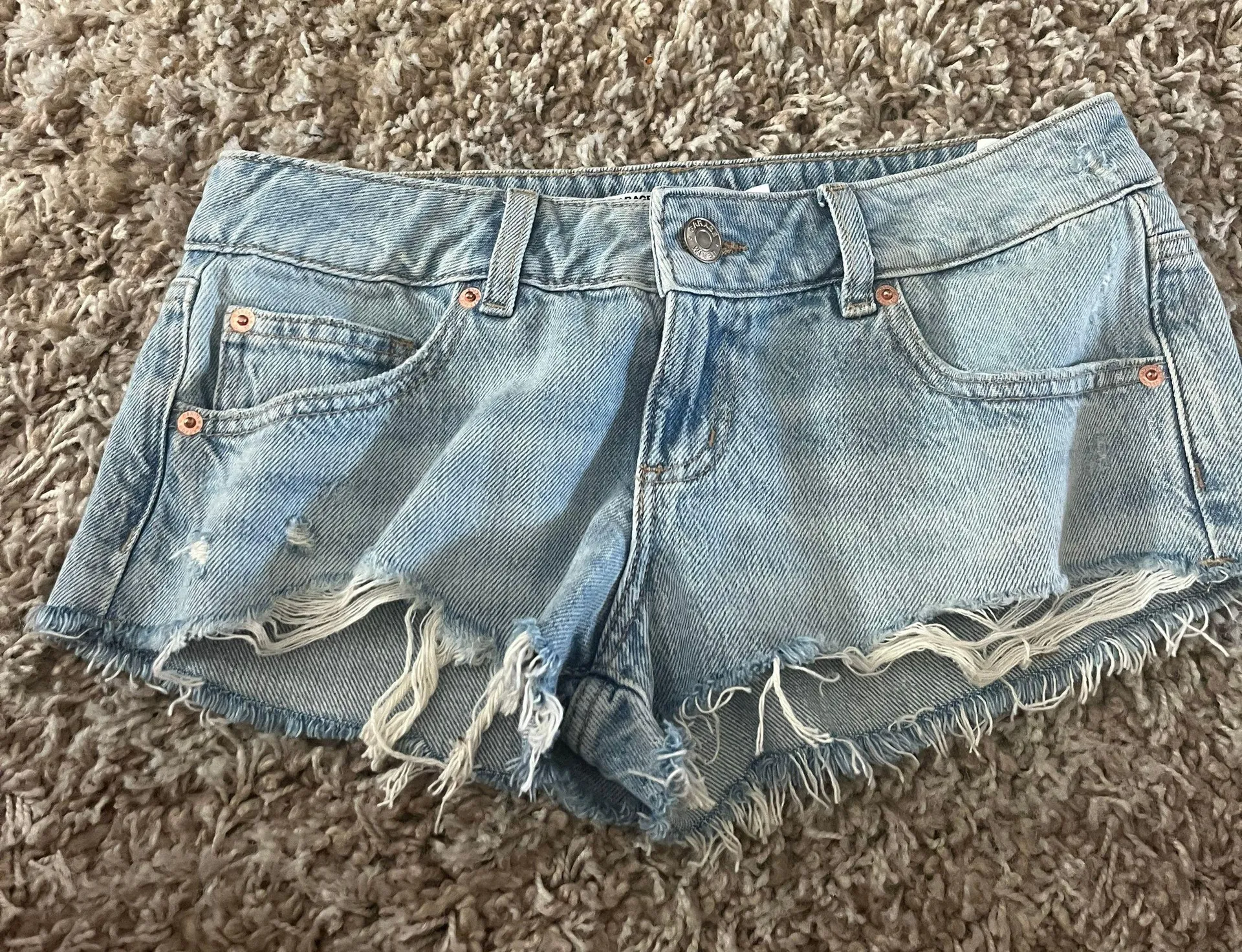 Garage Low Rise Denim Shorts - Image 2