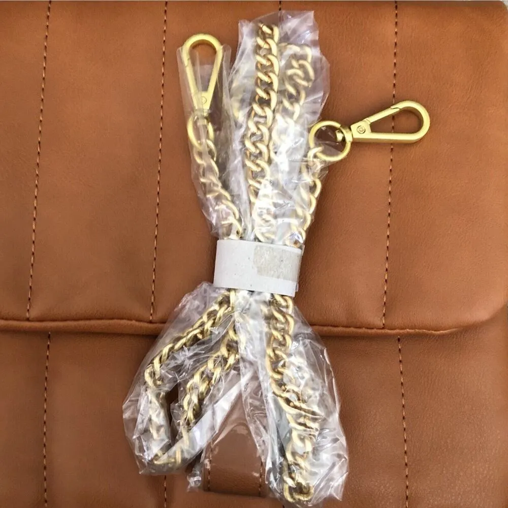 Fawn Design NWT Chic Functional Quilted Clutch Crossbody Handbag Brown Matte - Image 13