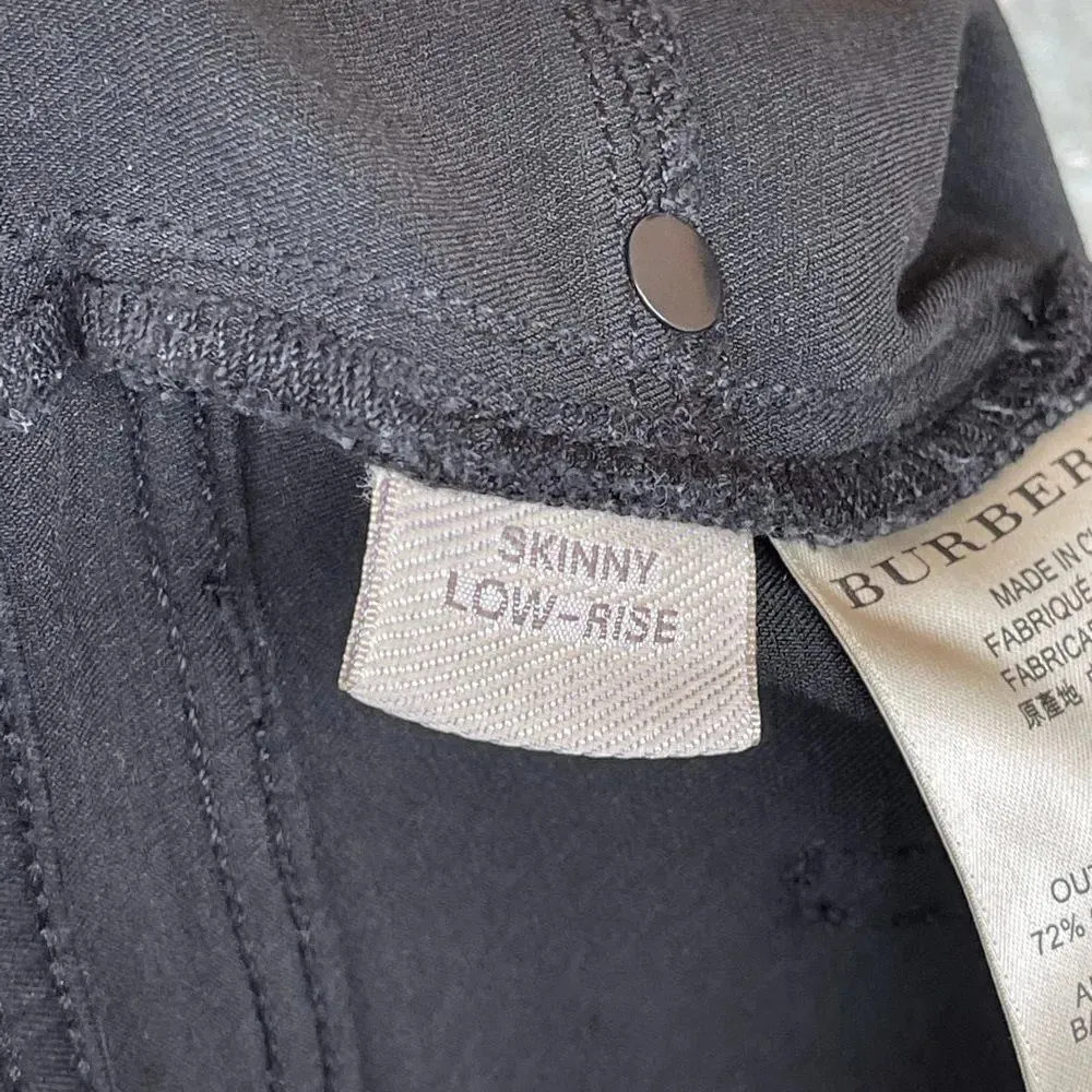 Burberry Brit Black skinny low rise jeans 30 - Image 10