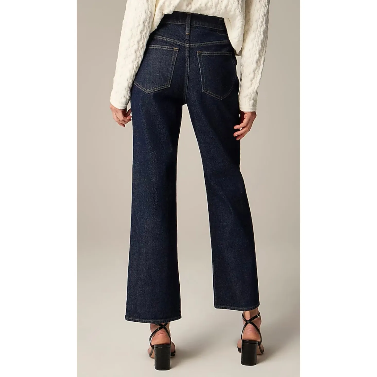 J.‎ Crew Plus ‘96 Slim-Wide Leg in Resin Rinse Jean Size 32 - Image 4