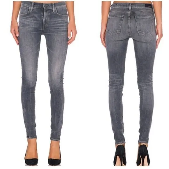 A Gold E Sophie High Rise Skinny Jeans in Rockport @  REVOLVE - size 26 - Image 2