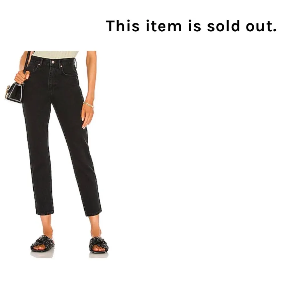 Free People We The Free Stove Pipe Jeans color “Black Out” size 28 🆕 - Image 3